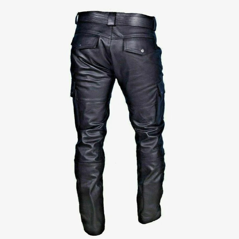 Claudio / Pantalones Slim de Hombre Estilo Vintage con Múltiples Bolsillos