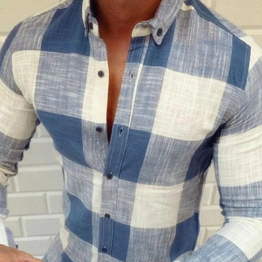 Torino / Camisa Slim Fit de Cuadros