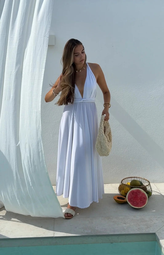 Nayeli / Vestido largo trenzado
