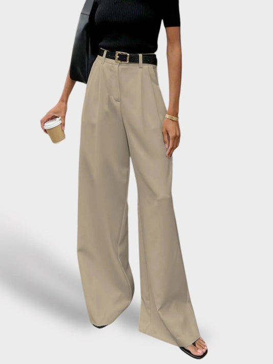 Línea Serena / Pantalón Clásico de Caída Fluida