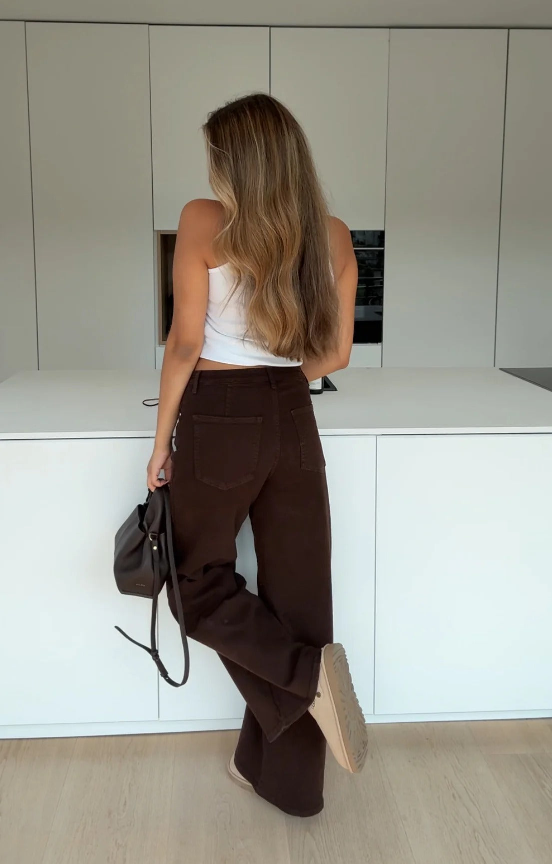 Pantalón Wide Leg Cocoa Velvet