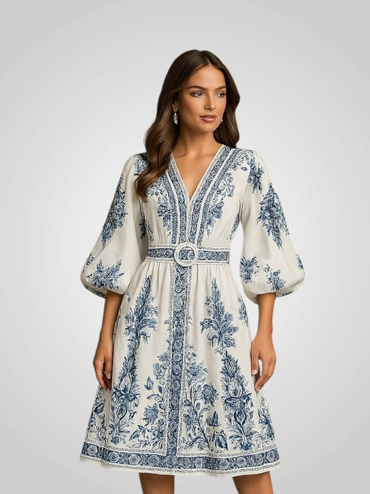 Alma Libre / Vestido Bohemio con Cinturón