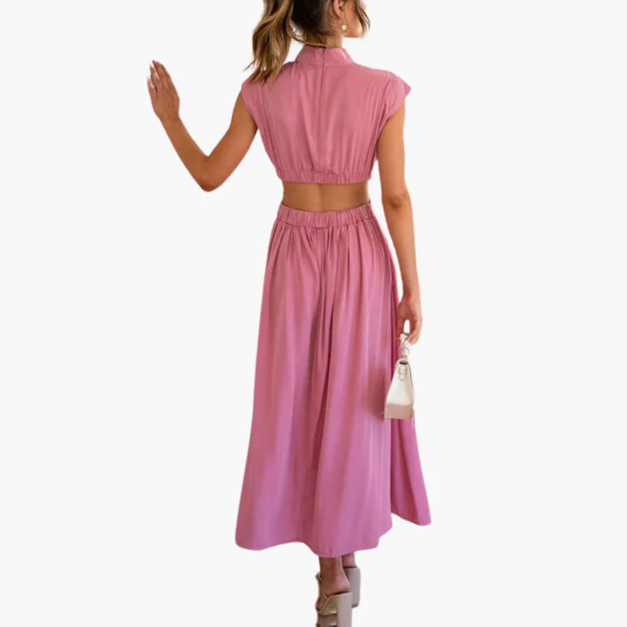 Marlene / Vestido plisado elegante