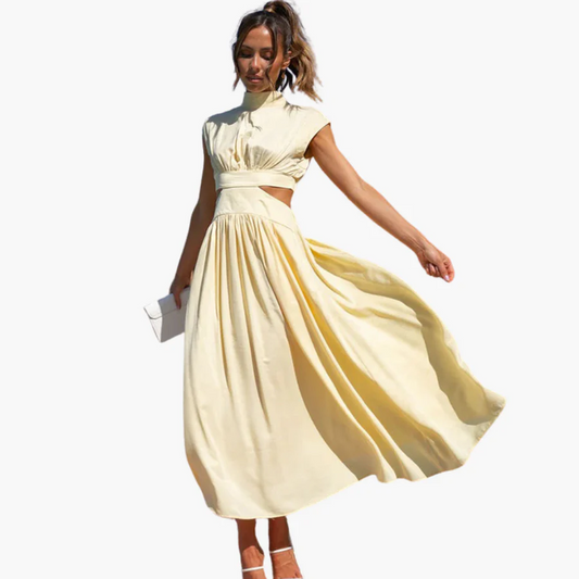Marlene / Vestido plisado elegante