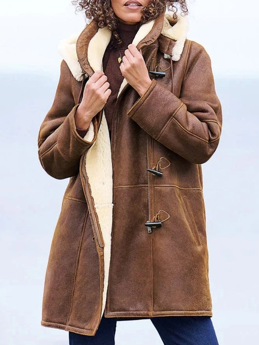 Sofía / Chaqueta larga con capucha
