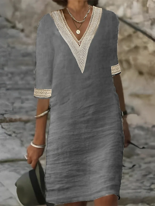 Noa / Vestido de lino y algodón