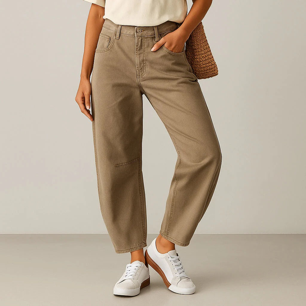 Mariposa / Pantalón Ancho de Estilo Relajado