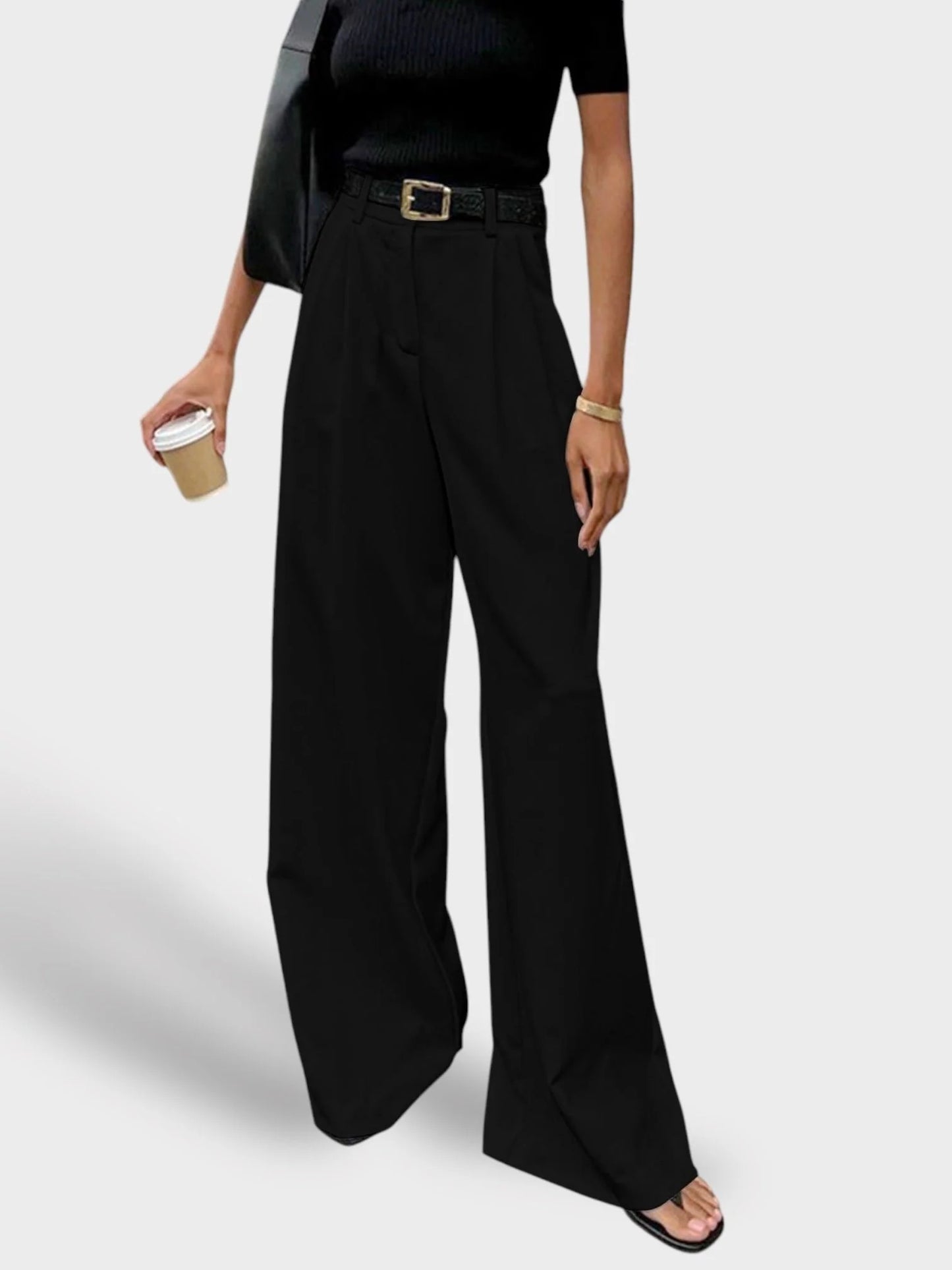 Línea Serena / Pantalón Clásico de Caída Fluida