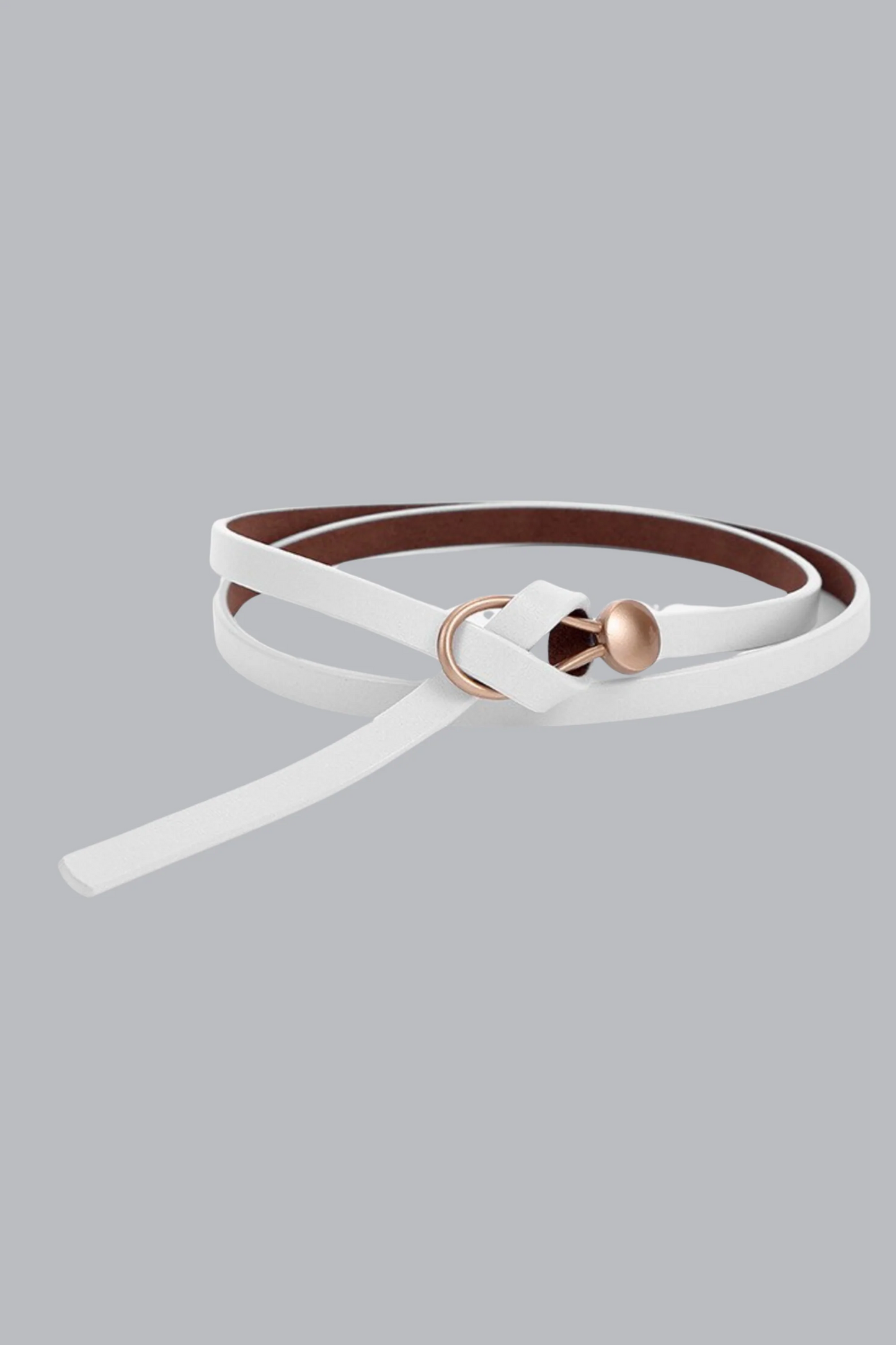 Milano Curve / Cinturón de Piel con Estilo Vintage