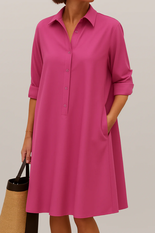 Lara / Vestido Camisero con Botones
