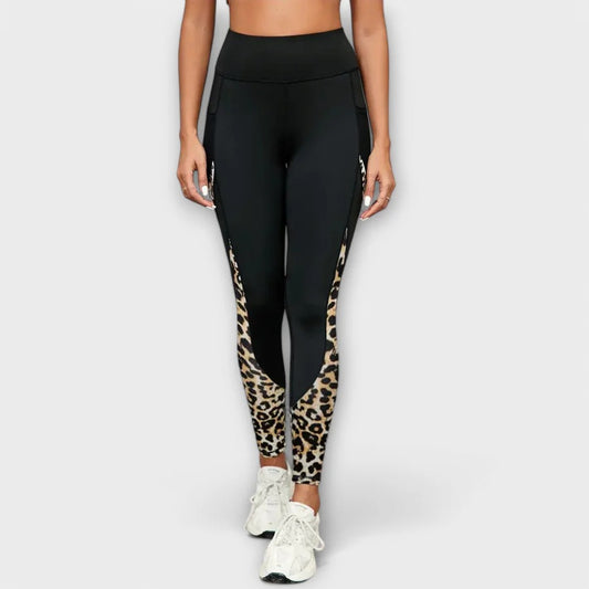 Ravana / Leggings deportivos con estampado de leopardo