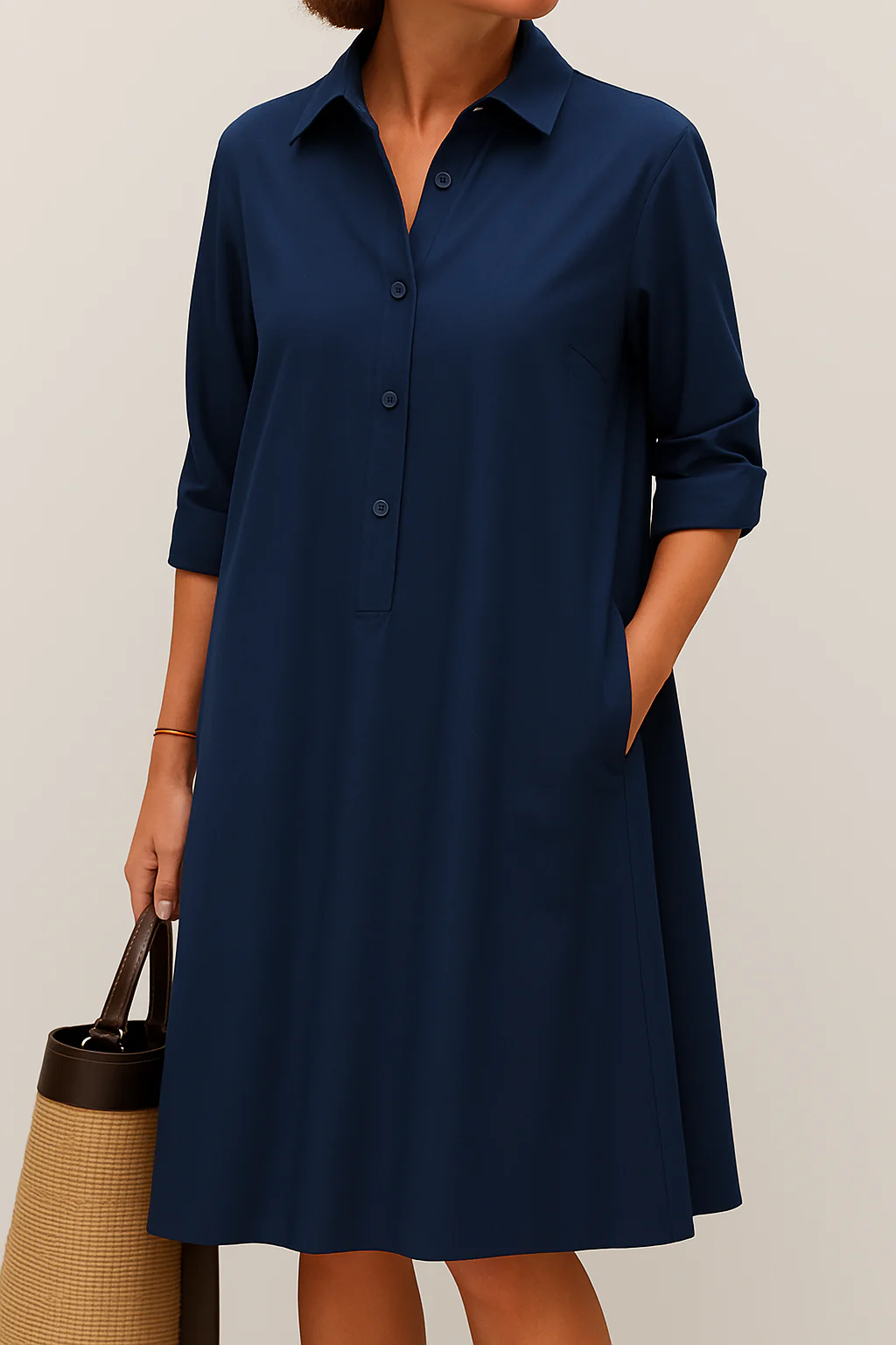 Lara / Vestido Camisero con Botones