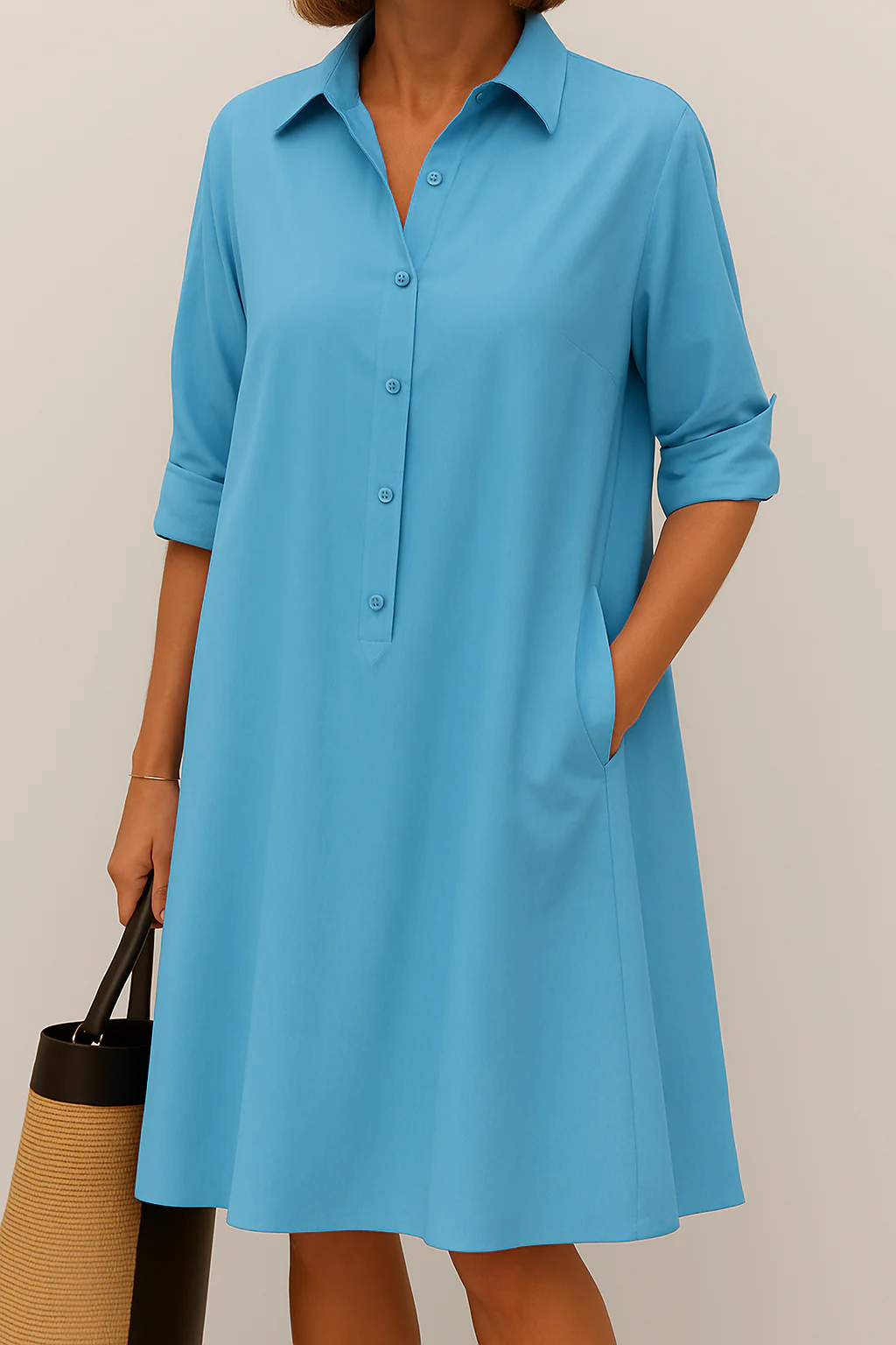 Lara / Vestido Camisero con Botones