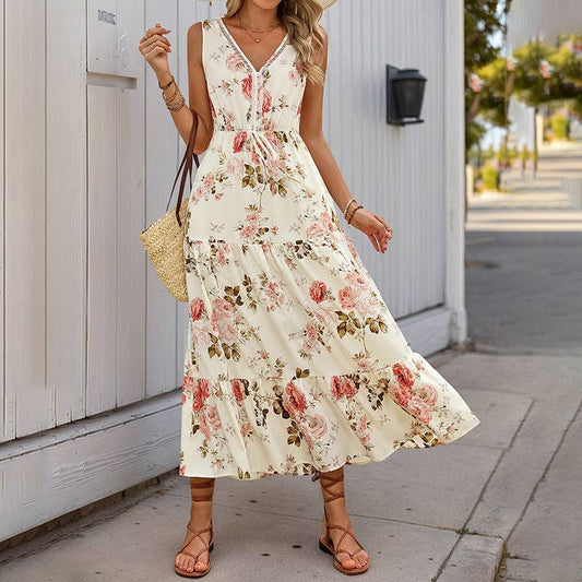 Evelyn / Vestido Floral Elegante de Calidad Premium