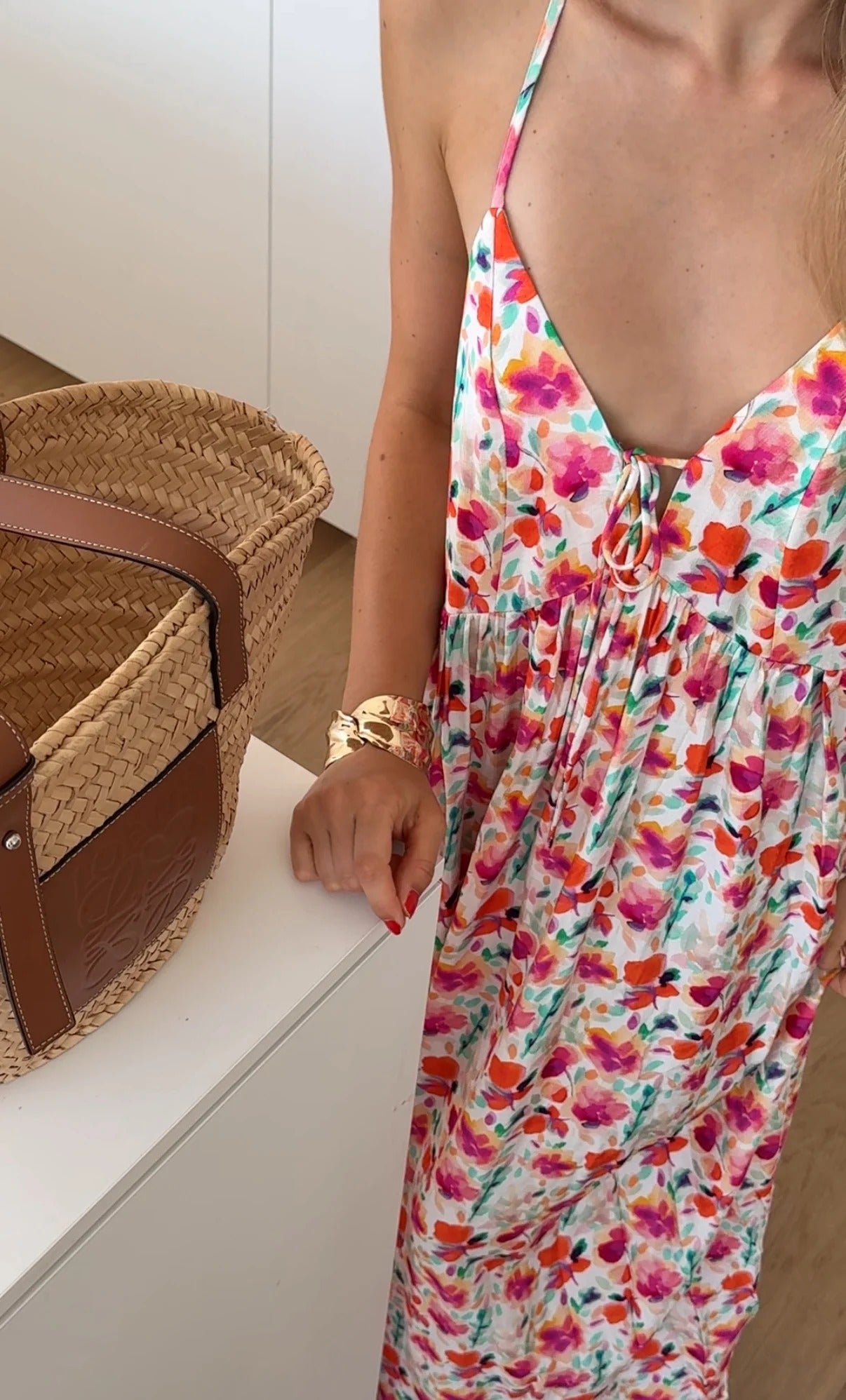 Mei / Vestido maxi floral