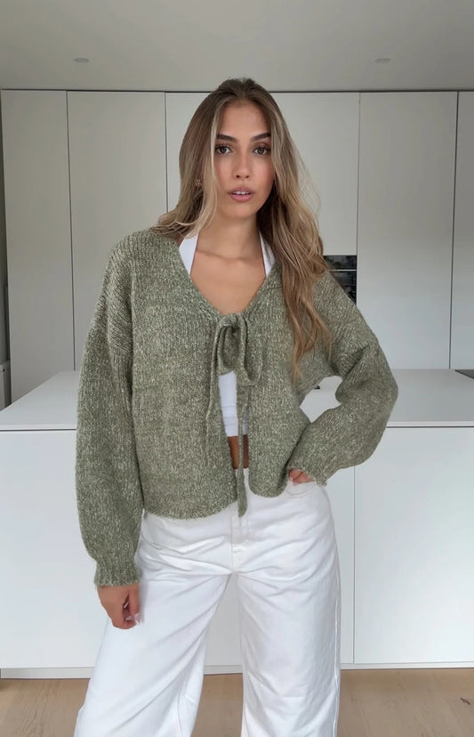 Cárdigan Sage Velvet