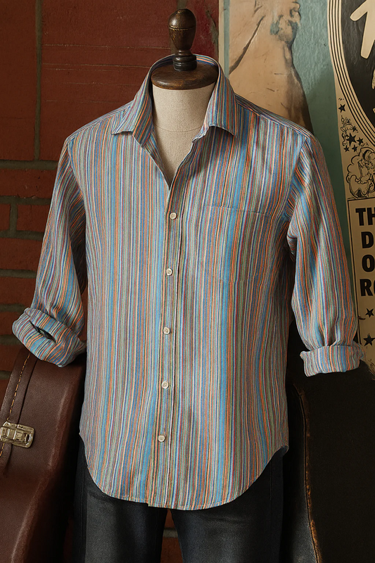 Harper / Camisa Retro con Rayas
