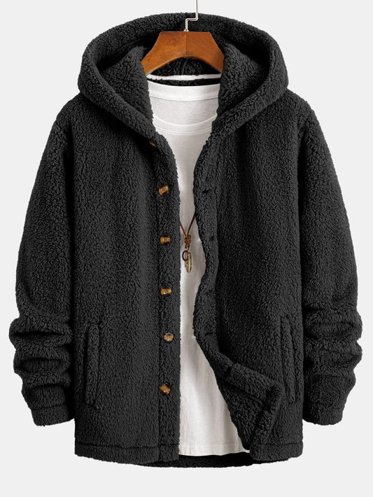 Bruno / Abrigo cómoda de felpa con capucha