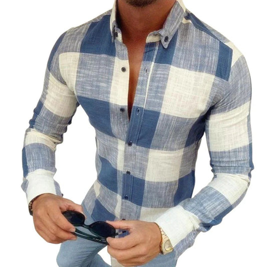 Torino / Camisa Slim Fit de Cuadros