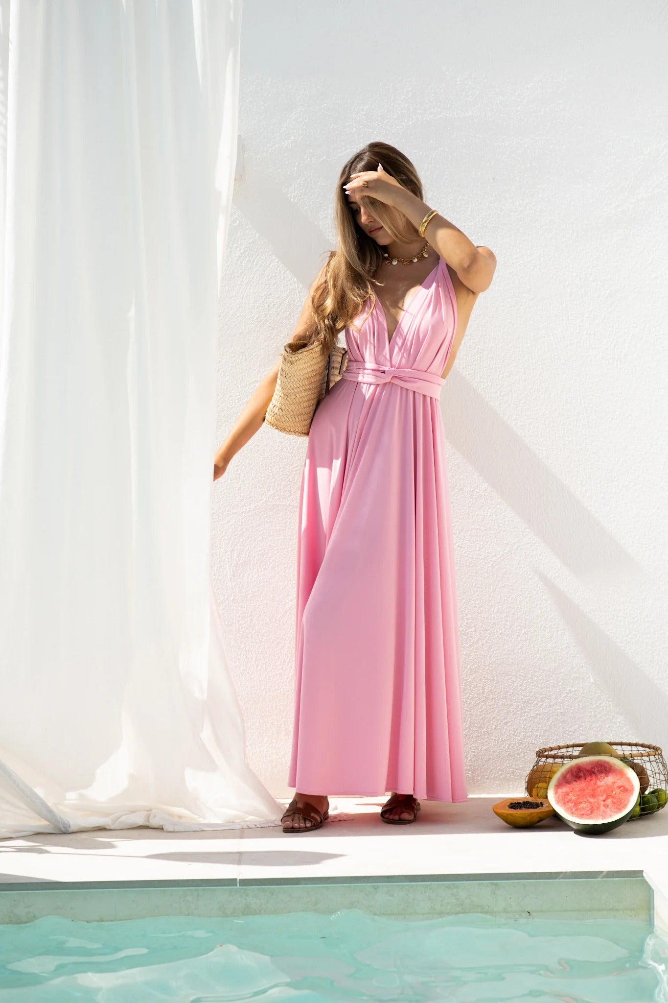 Zahara / Vestido largo trenzado