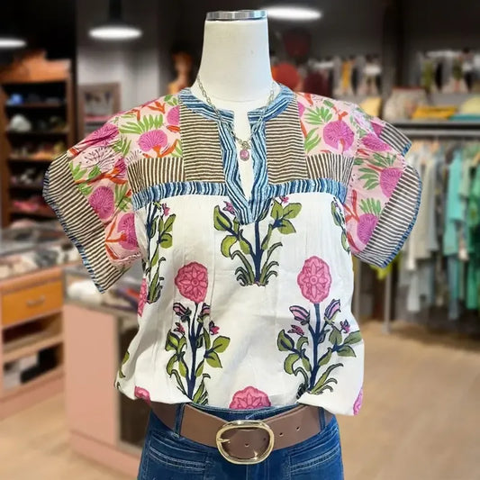 Huma / Blusa Boho Casual Elegante