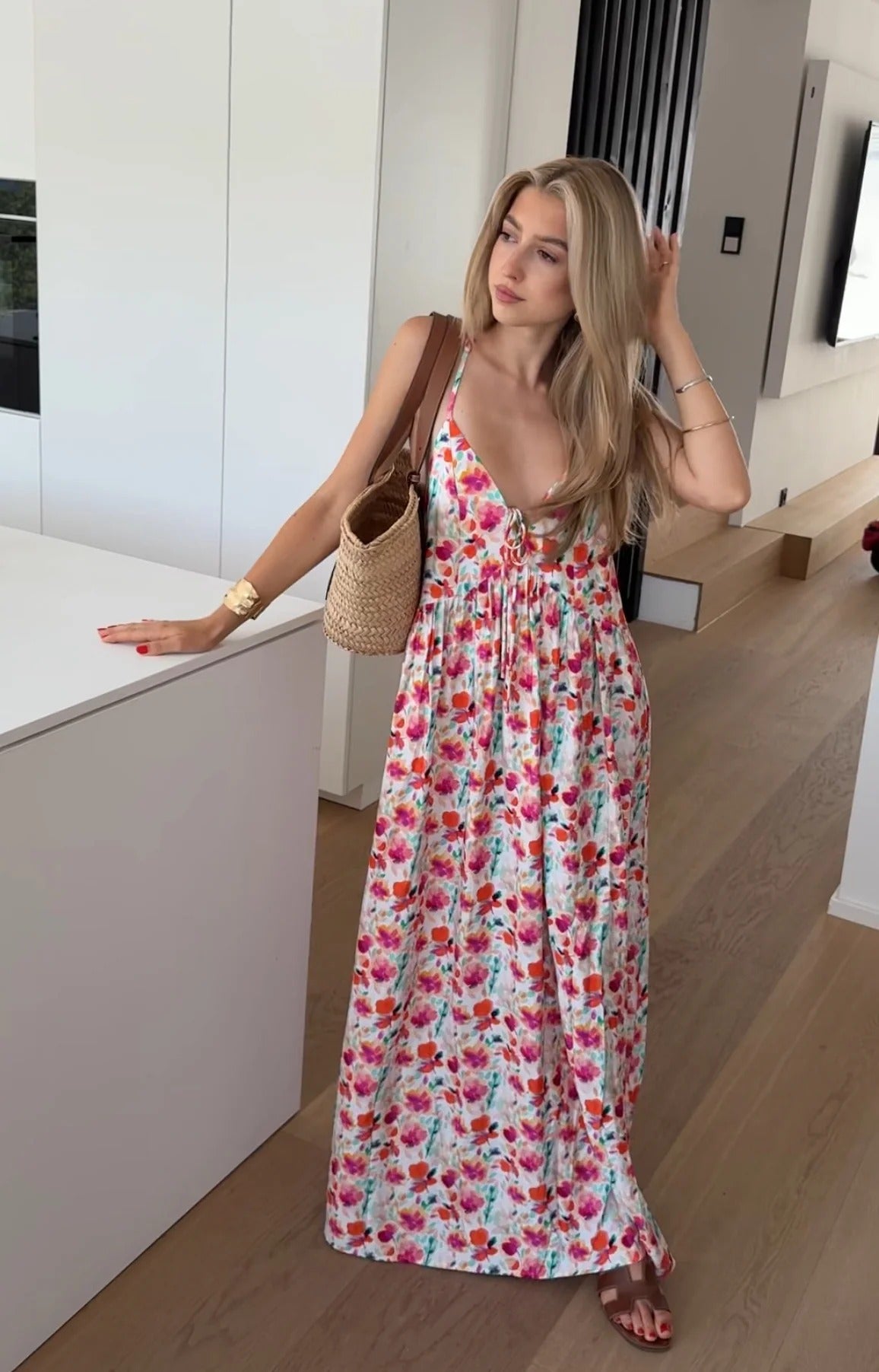 Mei / Vestido maxi floral