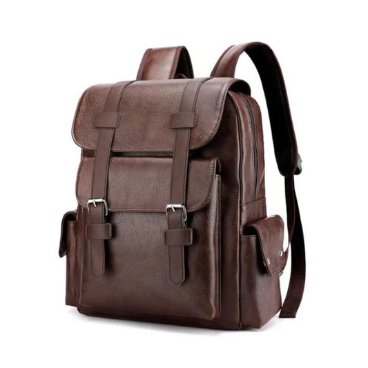 Mochila de Cuero Vintage Épica