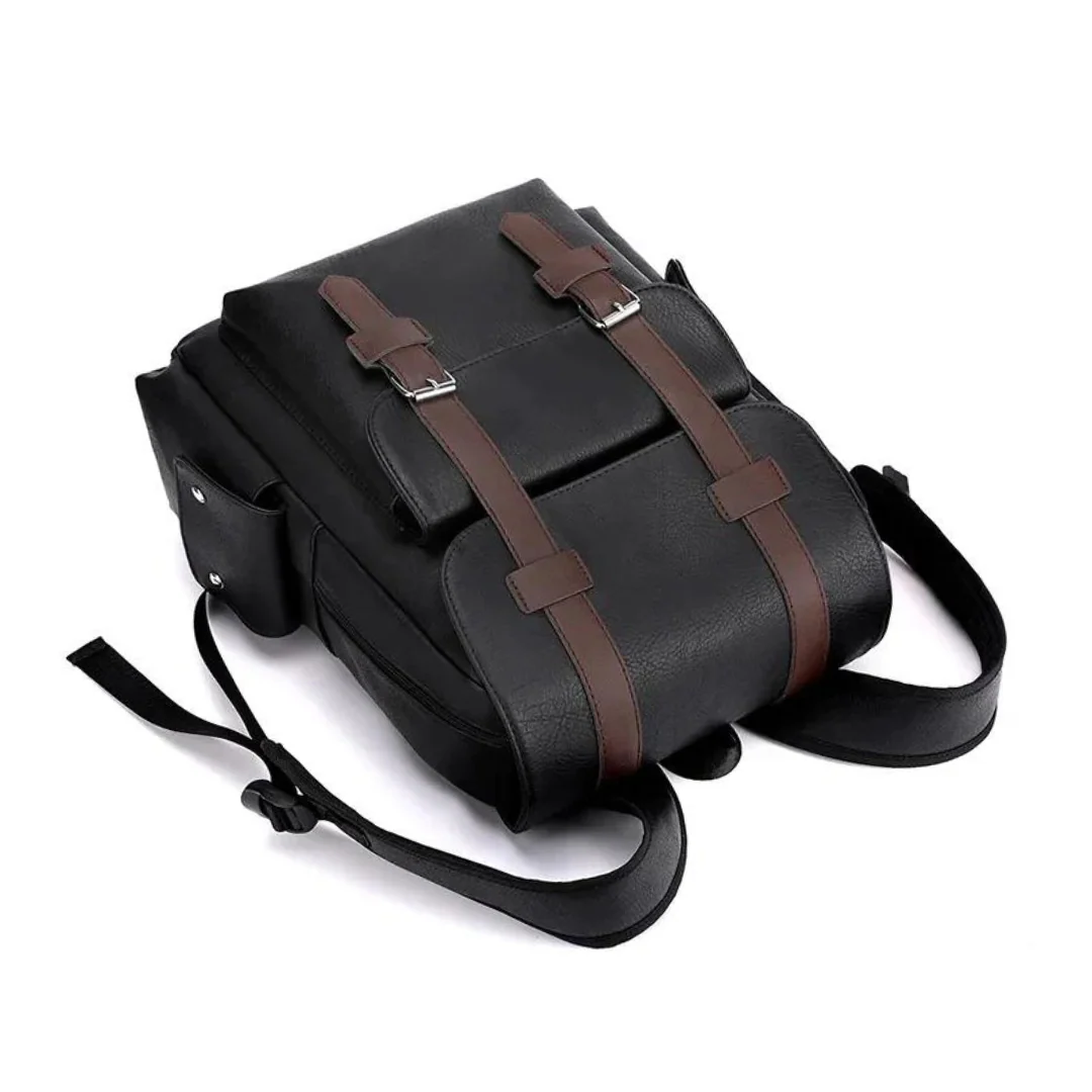Mochila de Cuero Vintage Épica