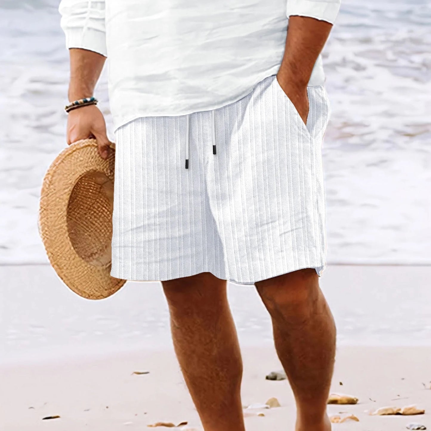 Cabo Azul / Pantalones cortos casuales y elegantes