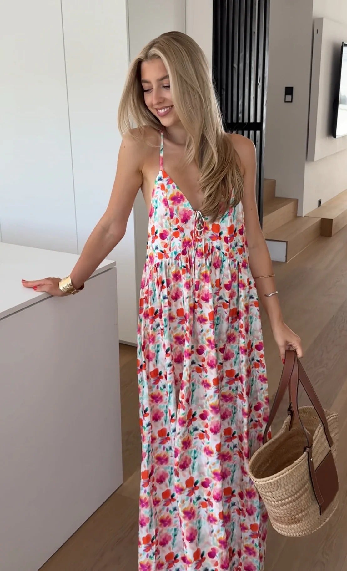Mei / Vestido maxi floral