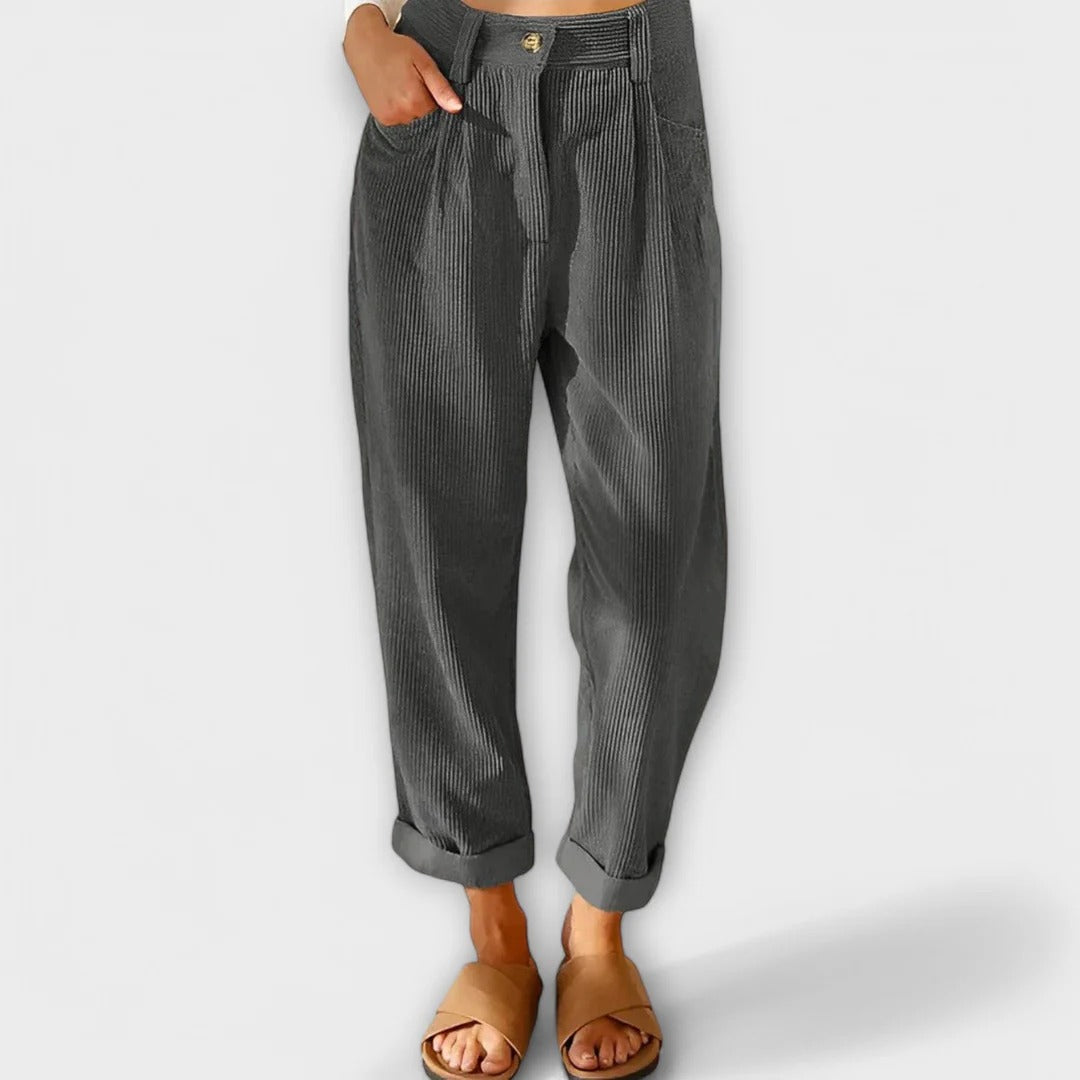 Liora / Pantalones de pana modernos