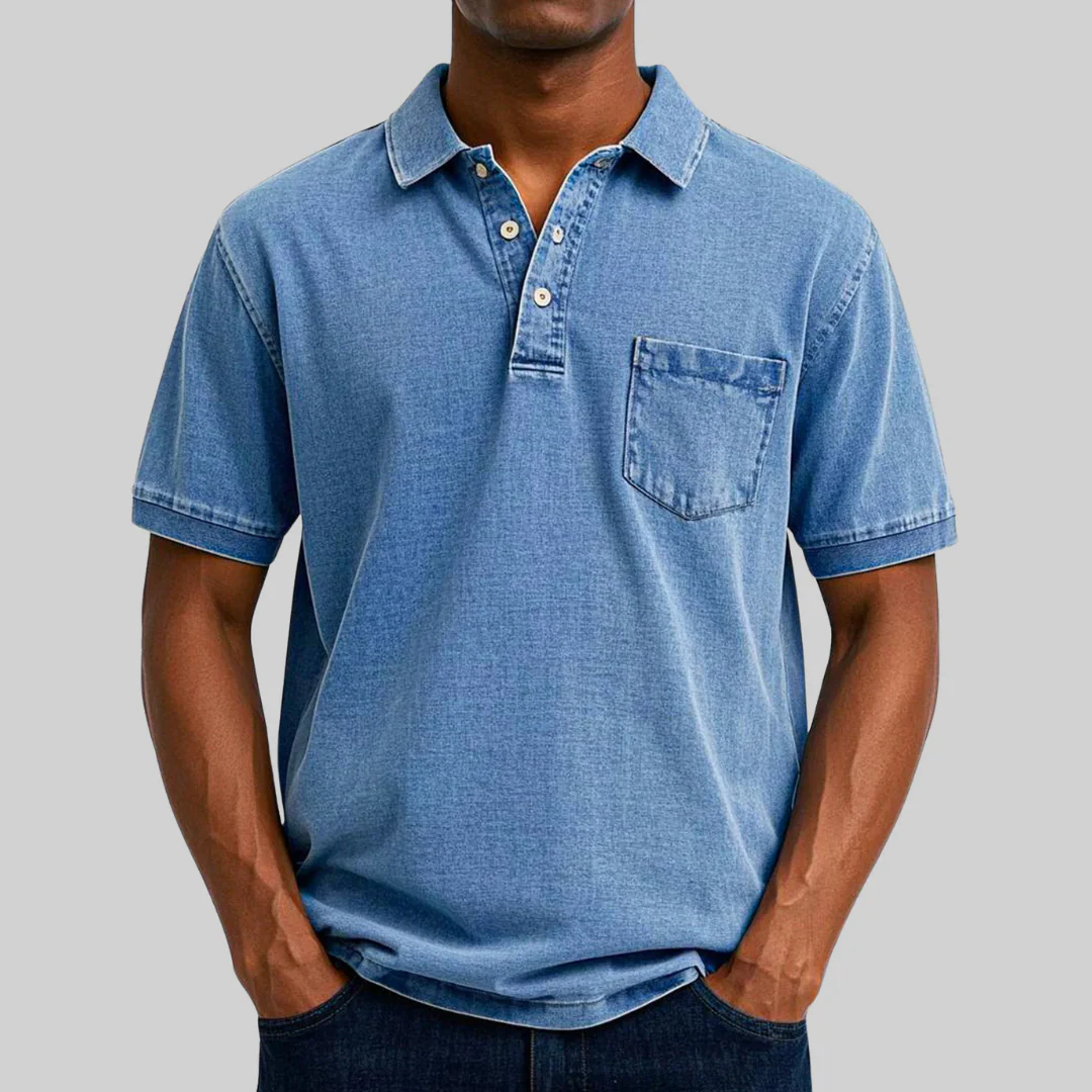 Dorian / Polo de Algodón Estilo Slim
