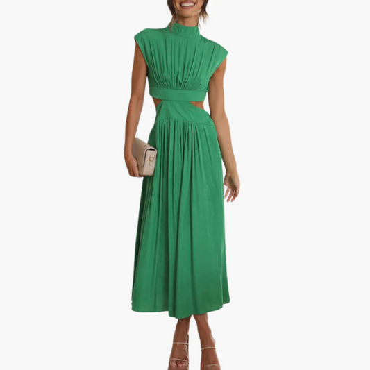 Marlene / Vestido plisado elegante