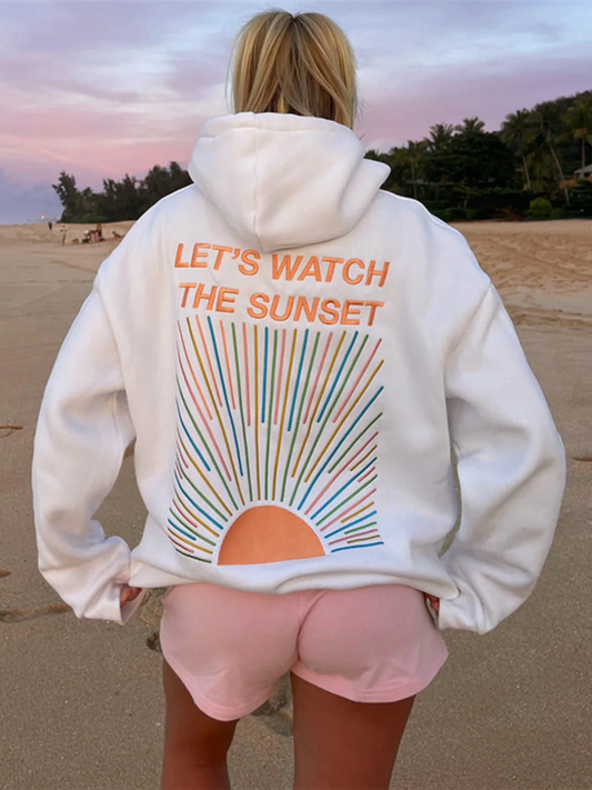 Crepúsculo Zen / Sudadera con Capucha
