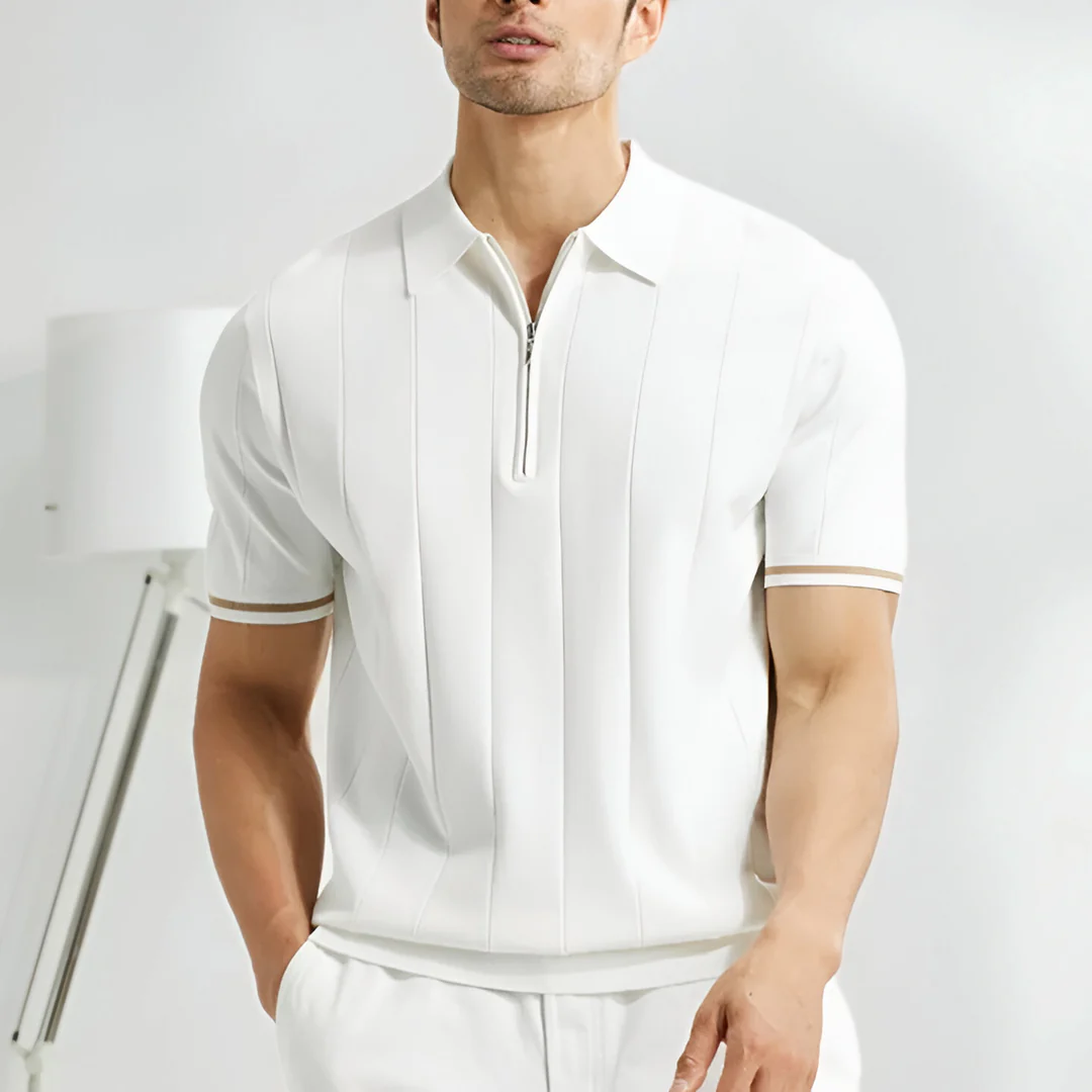 Einar / Polo Slim con Cremallera