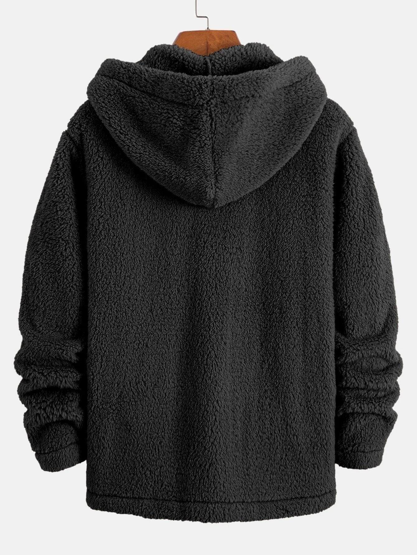 Bruno / Abrigo cómoda de felpa con capucha