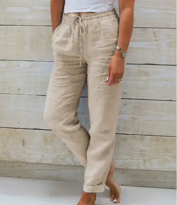Amara Breeze / Pantalón de Lino y Algodón para Mujer