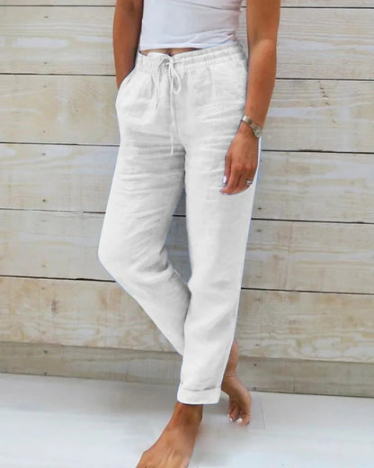 Amara Breeze / Pantalón de Lino y Algodón para Mujer