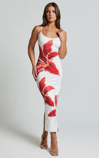 Valeria / Vestido Midi Floral