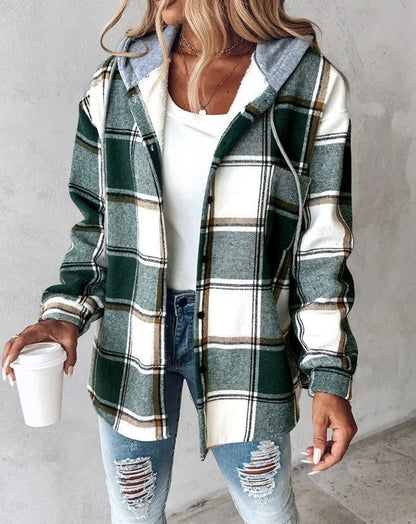Lía / Chaqueta de Primavera con Capucha