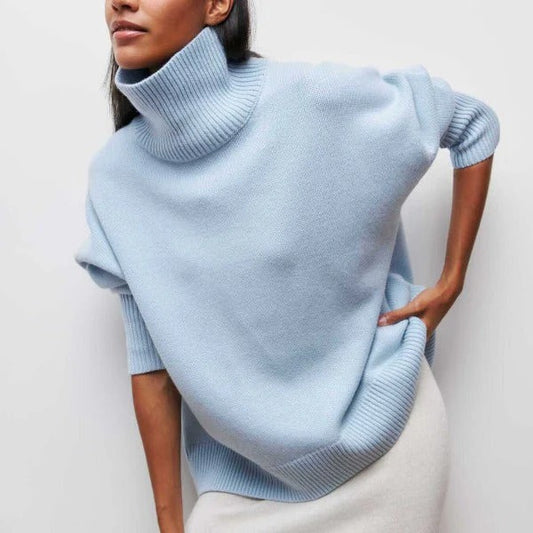 Amalia / Jersey de punto con cuello vuelto