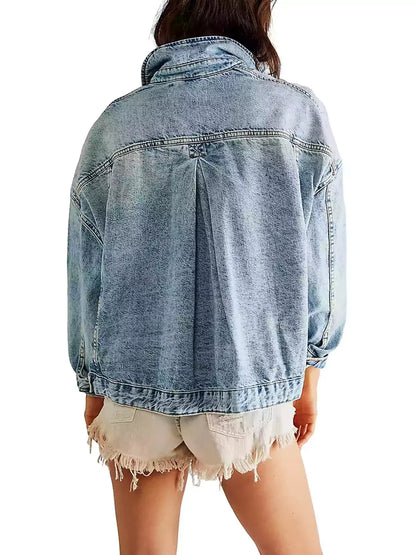 Chenille / Chaqueta Casual con Botones