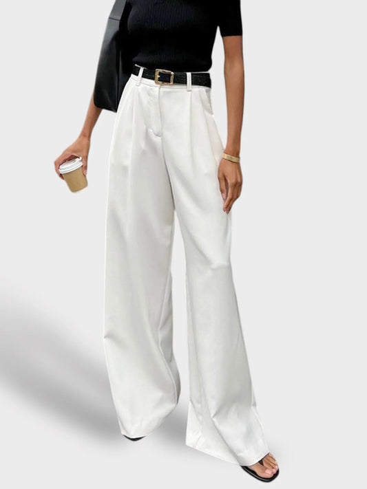 Línea Serena / Pantalón Clásico de Caída Fluida