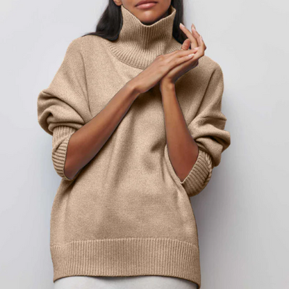 Amalia / Jersey de punto con cuello vuelto
