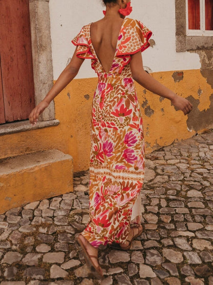 Nayla / Vestido Largo Estampado