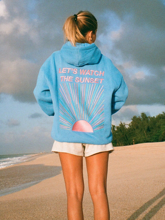 Crepúsculo Zen / Sudadera con Capucha