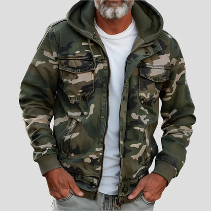 Bruno / Chaqueta Cargo con Capucha