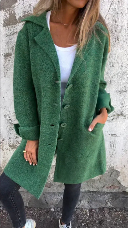 Lorena / Chaquetón Casual con Solapa