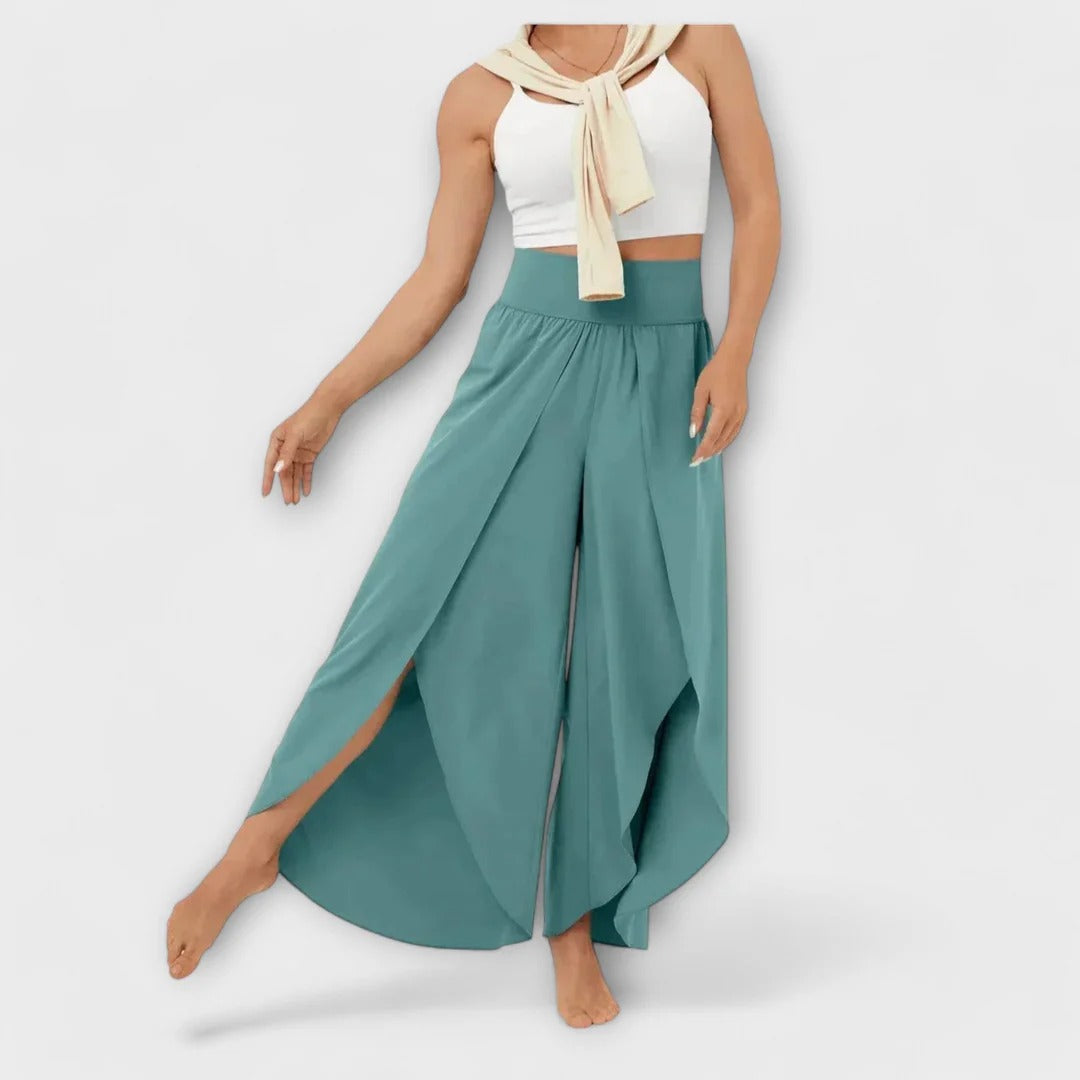 Liora / Pantalones de verano con shorts integrados