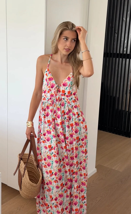 Mei / Vestido maxi floral
